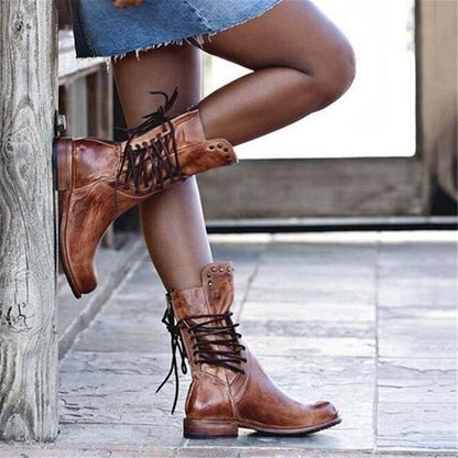 Alia™ - Robust Leather Boots
