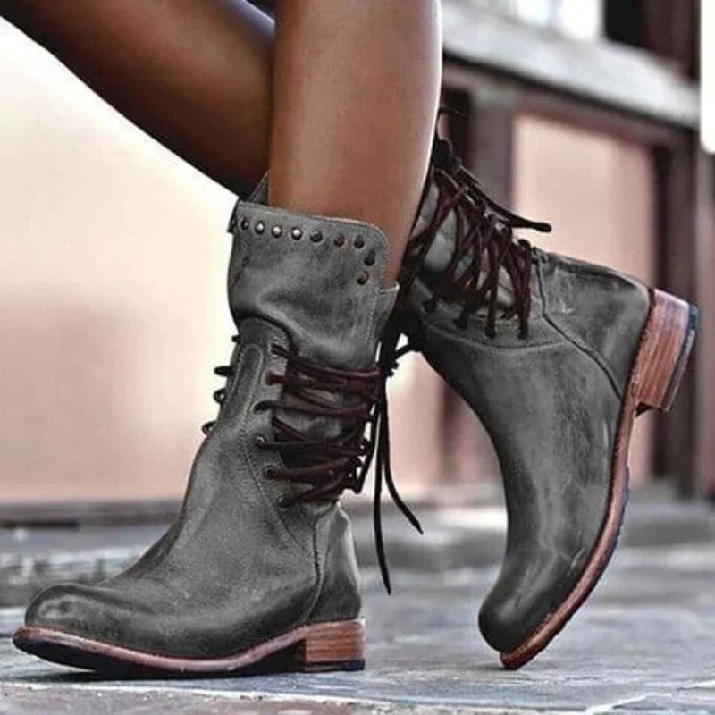 Alia™ - Robust Leather Boots