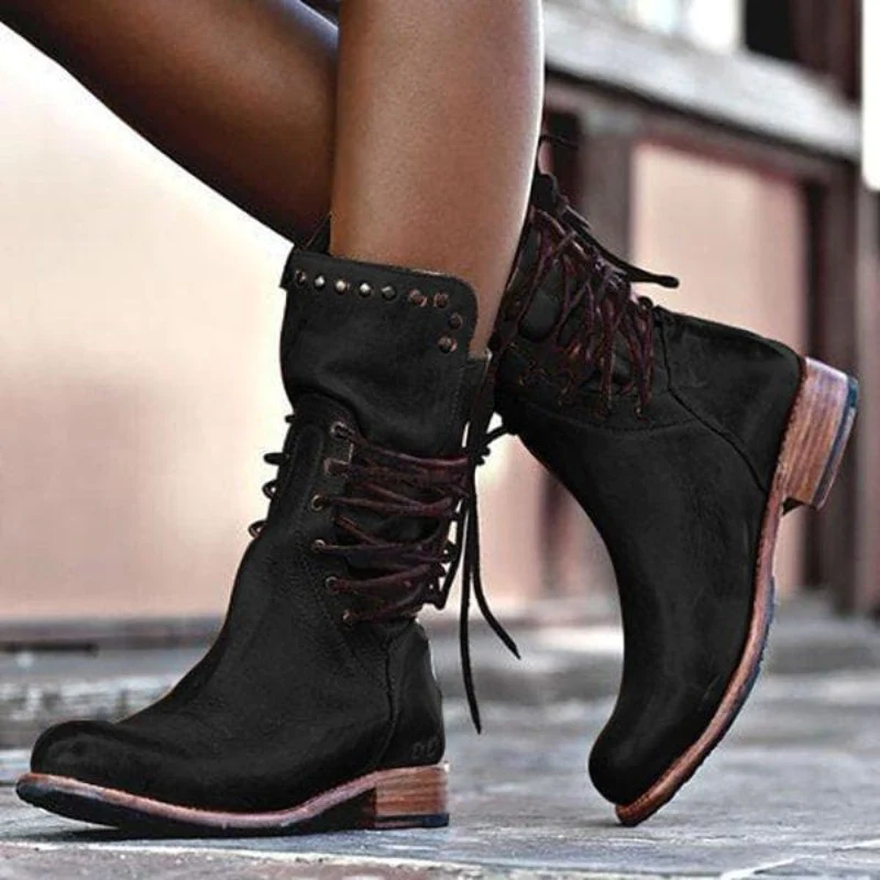 Alia™ - Robust Leather Boots