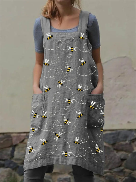 BEE - EMBROIDERED UTILITY APRON