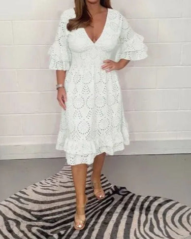 Alba™ | Casual Lace Dress